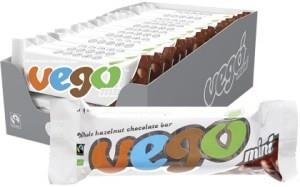 Vego Whole Hazelnut Chocolate Bar Mini 20x65g