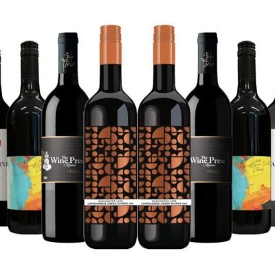 Top Drop Premium Shiraz Wine Mixed - 12 Bottles