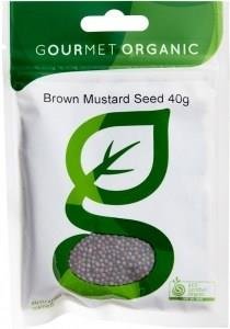 Gourmet Organic Mustard Seed Brown 40g Sachet