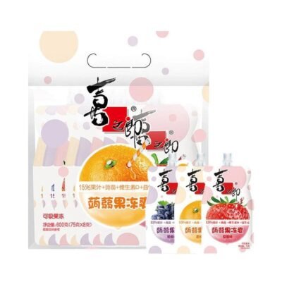 Strong Food Fruit Jelly Assorted Flavours 75g x 8 Packs 600g Gourmet Grocer Strong Food Fruit Jelly Assorted Flavours 75g x 8 Packs 600g