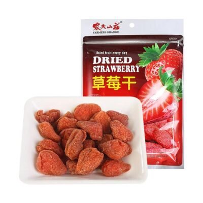 Farmers Grange Dried Strawberries 82g Gourmet Grocer Farmers Grange Dried Strawberries 82g