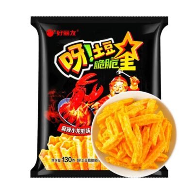 Orion Yatos Potato Chips - Spicy Crawfish Flavor, 130g