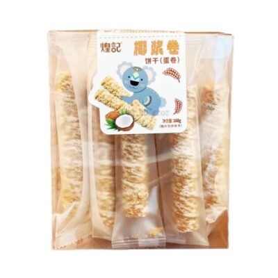 Huang Ji Coconut Cream Rolls – 168g Gourmet Grocer Huang Ji Coconut Cream Rolls - 168g