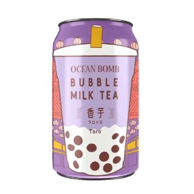 Ocean Bomb Taro Bubble Milk Tea – 315ml Gourmet Grocer Ocean Bomb Taro Bubble Milk Tea - 315ml