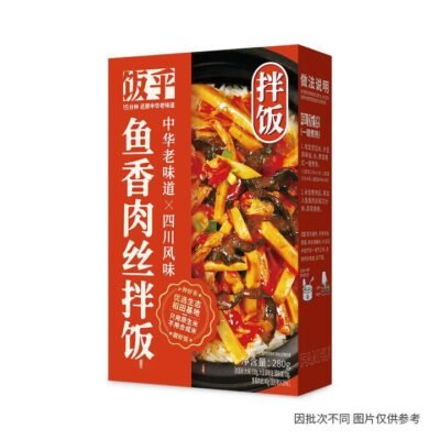Fanhu Sichuan-Style Shredded Pork with Garlic Sauce Rice – 280g Gourmet Grocer Fanhu Sichuan-Style Shredded Pork with Garlic Sauce Rice - 280g
