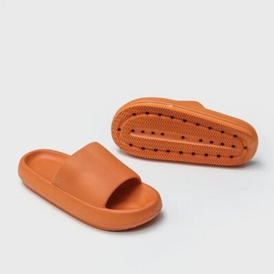 YouDiao Ultra-Soft Thick Sole EVA Slippers – Orange, Size 39-40 Gourmet Grocer YouDiao Ultra-Soft Thick Sole EVA Slippers - Orange, Size 39-40