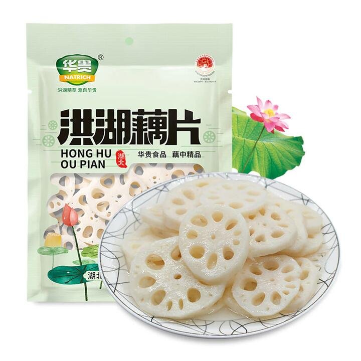 Huagui Honghu Lotus Root Slices 330g