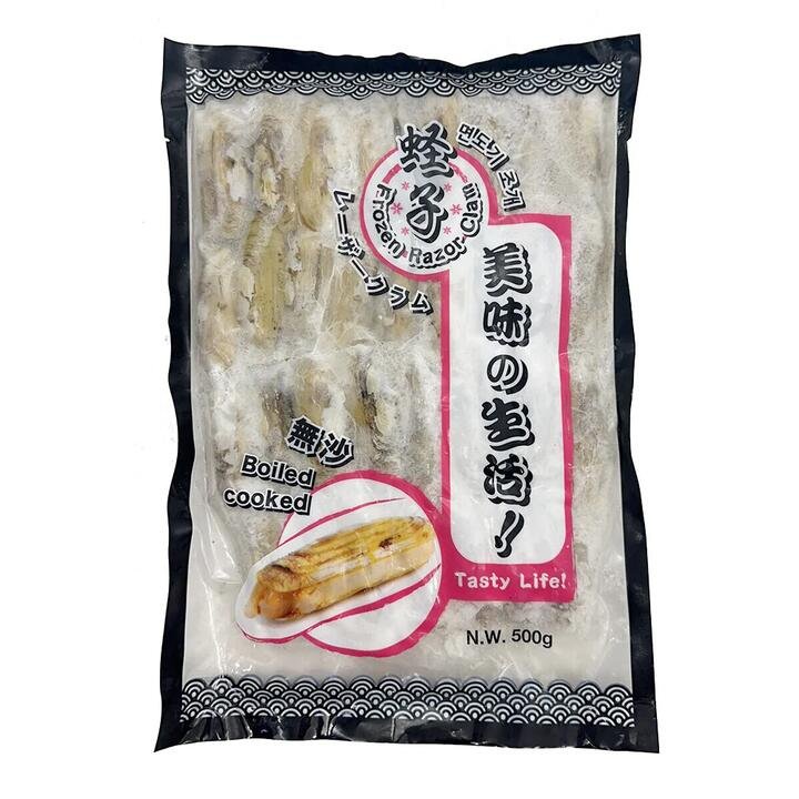 [Frozen] Delicious Life Sand-Free Razor Clams 500g