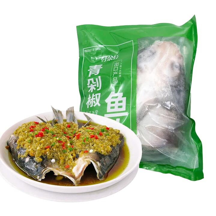 [Frozen] Danjiangkou Spicy Pepper Fish Head 640g