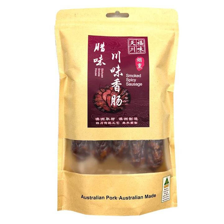 Tianfu Sichuan Flavoured Sausage 300g Gourmet Grocer Tianfu Sichuan Flavoured Sausage 300g