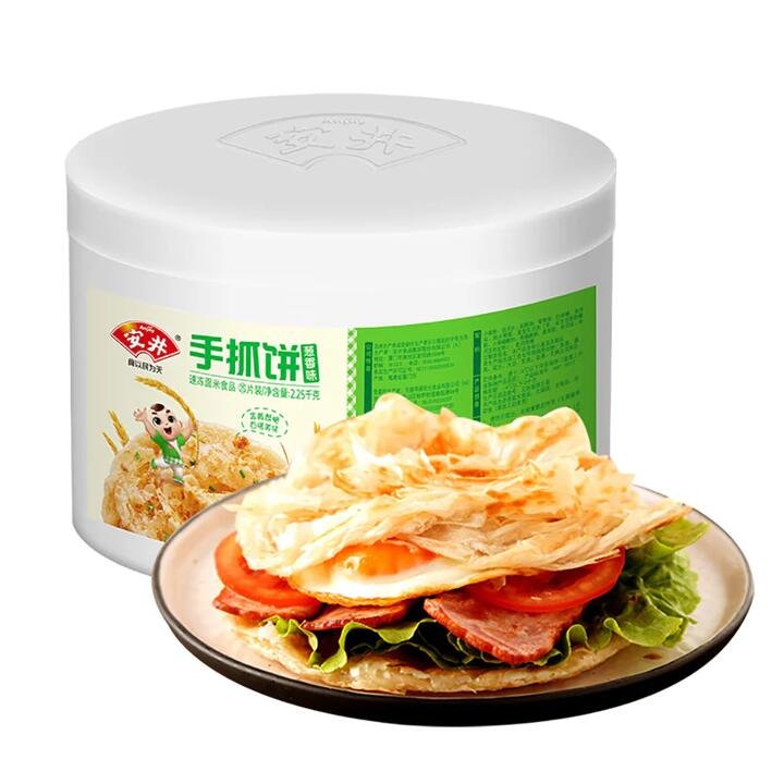 Anjoy Frozen Scallion Flavored Paratha - 2.25kg