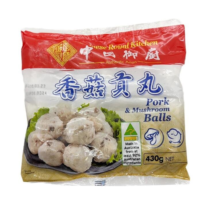 [Frozen] China Royal Kitchen Mushroom Meatballs 430g