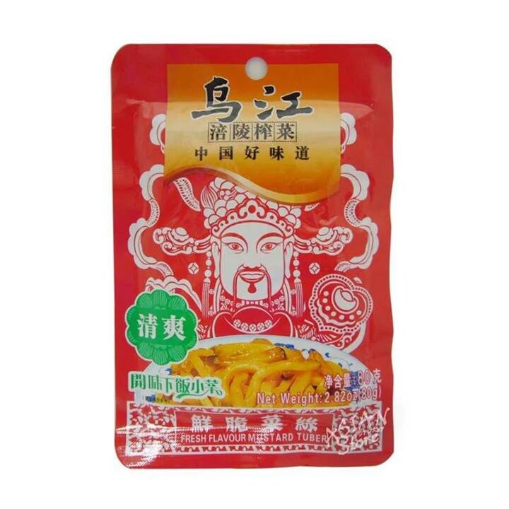 Wujiang Preserved Mustard Greens, Refreshing Flavor, 80g Gourmet Grocer Wujiang Preserved Mustard Greens, Refreshing Flavor, 80g