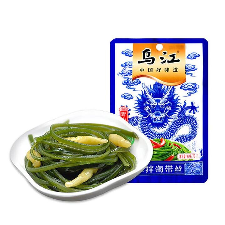 Wujiang Spicy Pickled Kelp Strips with Wild Pepper – 70g Gourmet Grocer Wujiang Spicy Pickled Kelp Strips with Wild Pepper - 70g