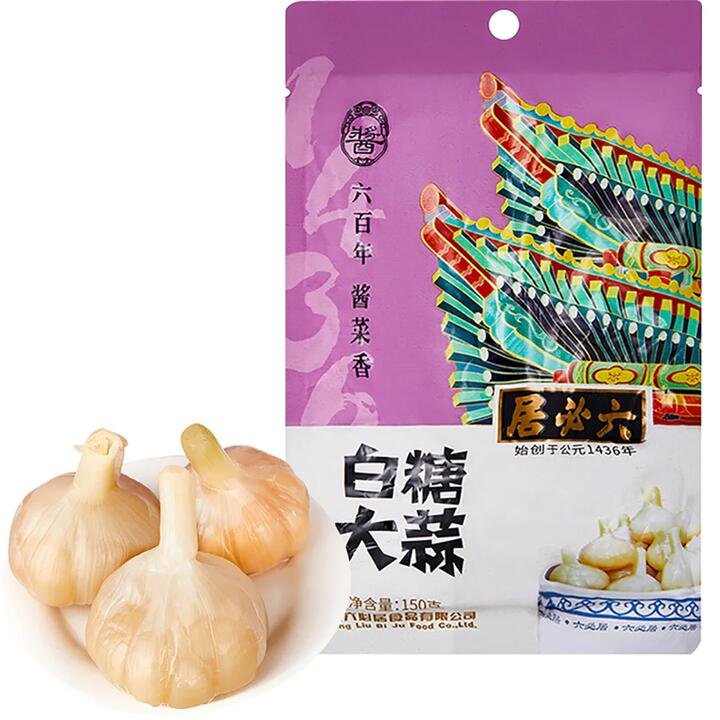 Liubiju Sweet Pickled Garlic – 150g Gourmet Grocer Liubiju Sweet Pickled Garlic - 150g