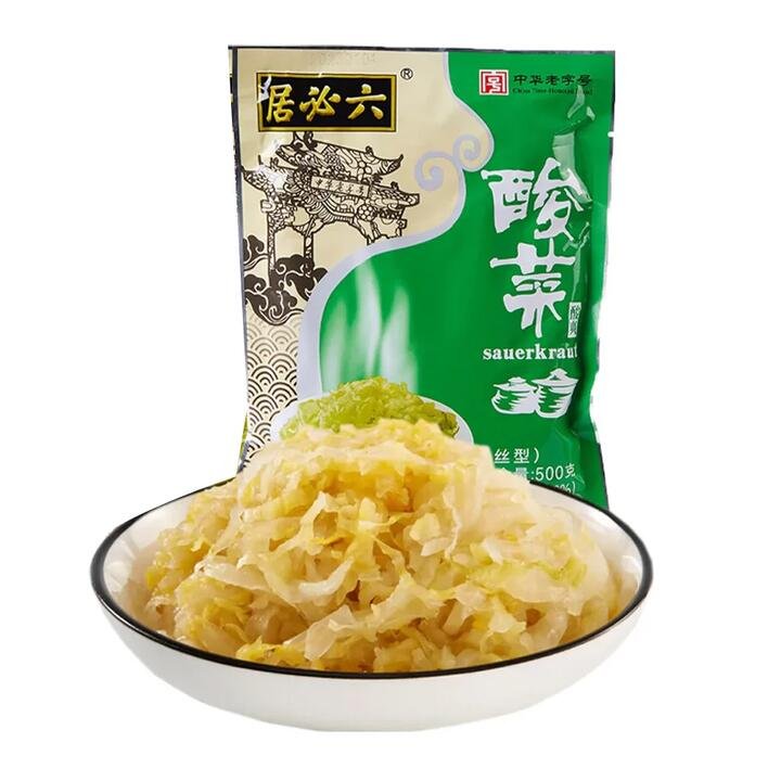 Liubiju Pickled Shredded Sauerkraut – 500g Gourmet Grocer Liubiju Pickled Shredded Sauerkraut - 500g