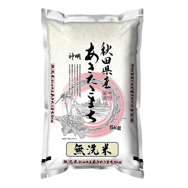 Shenming Akita Prefecture No-Wash Rice 5kg Gourmet Grocer Shenming Akita Prefecture No-Wash Rice 5kg