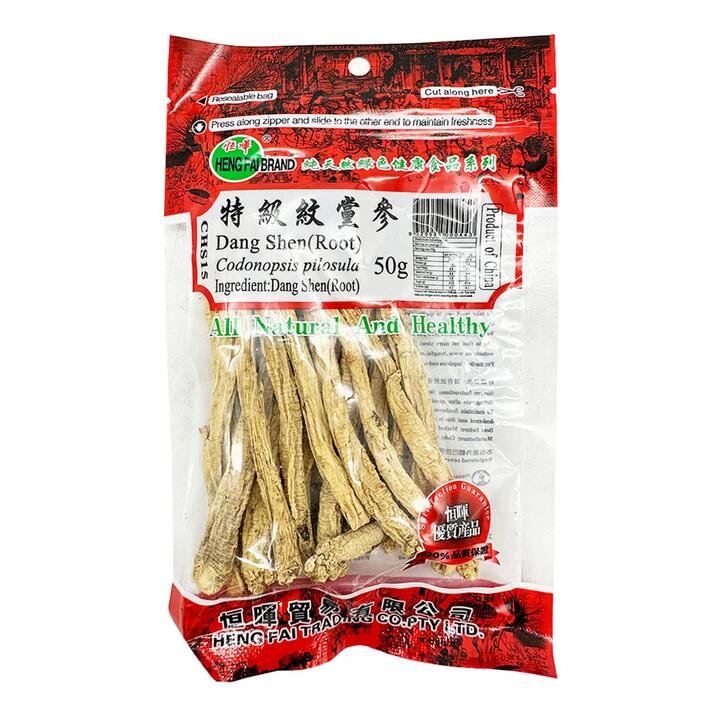 Henghui Premium Codonopsis Pilosula Stripes 50g Gourmet Grocer Henghui Premium Codonopsis Pilosula Stripes 50g