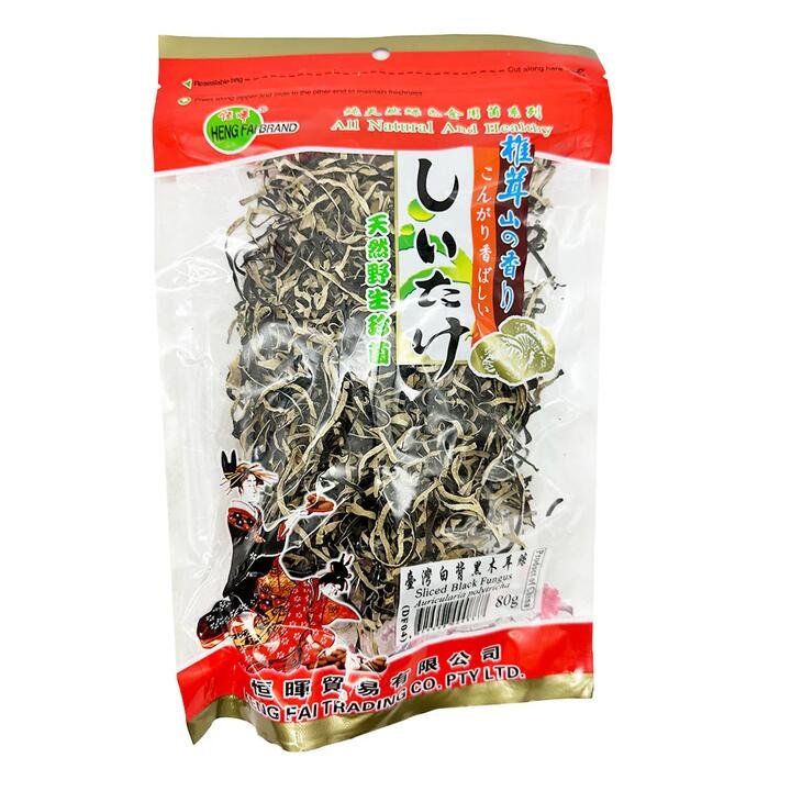 Henghui Taiwanese White Back Black Fungus Strips 80g Gourmet Grocer Henghui Taiwanese White Back Black Fungus Strips 80g