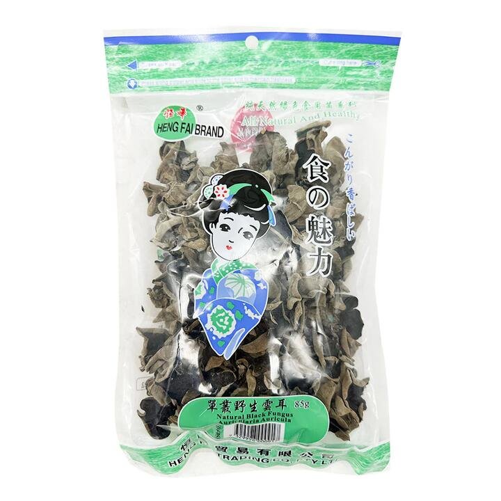 Henghui Single Black Fungus Wild Cloud Ear Mushrooms 85g (Frozen) Gourmet Grocer Henghui Single Black Fungus Wild Cloud Ear Mushrooms 85g (Frozen)