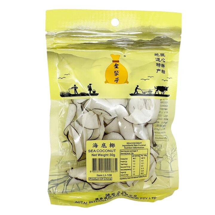 Golden Pouch Premium Quality Sea Coconut 30g Gourmet Grocer Golden Pouch Premium Quality Sea Coconut 30g