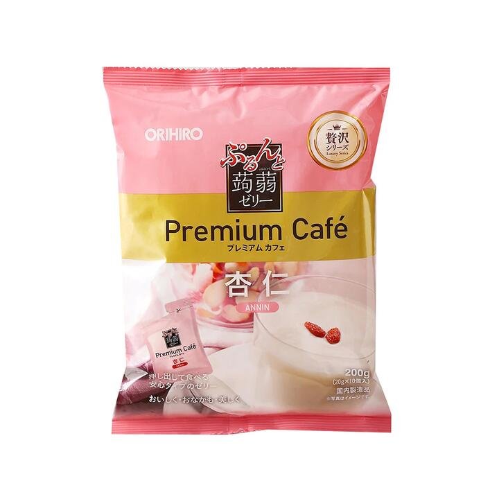 Orihiro Premium Caf¨¦ Konjac Jelly – Almond Flavor, 10 Pieces, 200g Gourmet Grocer Orihiro Premium Caf¨¦ Konjac Jelly - Almond Flavor, 10 Pieces, 200g