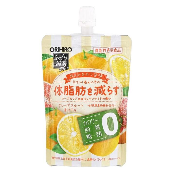Orihiro Japanese Konjac Jelly, Zero Calorie, Grapefruit Flavour, 130g Gourmet Grocer Orihiro Japanese Konjac Jelly, Zero Calorie, Grapefruit Flavour, 130g