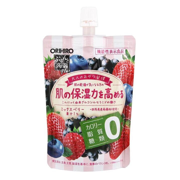 Orihiro Japanese Konjac Jelly 0 Calorie Mixed Berry Flavour 130g Gourmet Grocer Orihiro Japanese Konjac Jelly 0 Calorie Mixed Berry Flavour 130g