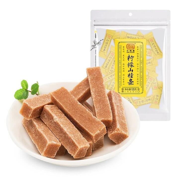 Xiaomeiwu Lemon Hawthorn Strips 120g Gourmet Grocer Xiaomeiwu Lemon Hawthorn Strips 120g