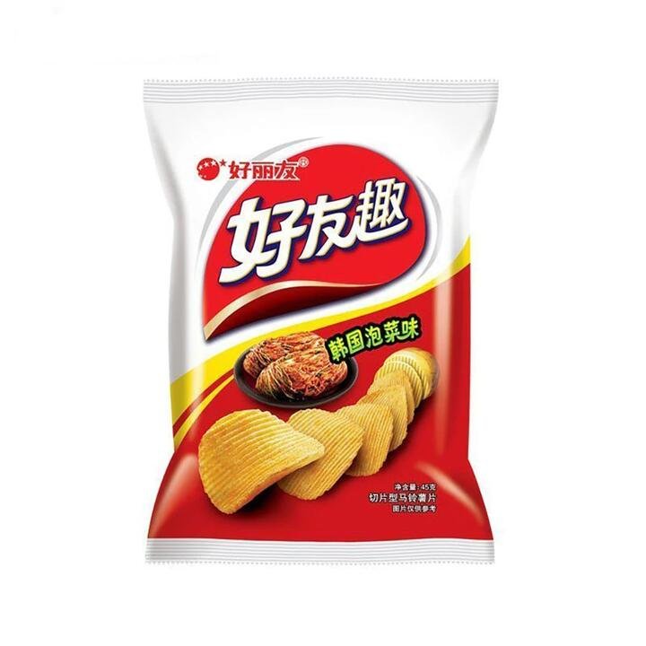 Orion Friend Chips Korean Kimchi Flavor – 45g Gourmet Grocer Orion Friend Chips Korean Kimchi Flavor - 45g