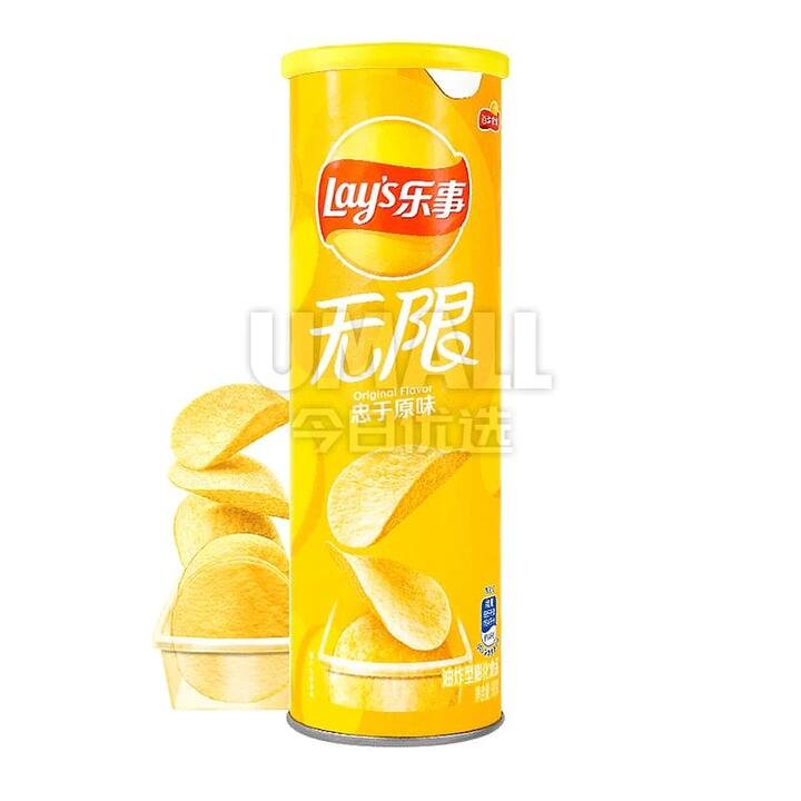 Lay's Stax Original Potato Chips - 90g Can