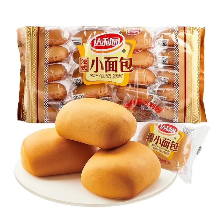 Daliyuan French-Style Mini Buns with Fragrant Milk Flavor, 20 Pieces, 400g Gourmet Grocer Daliyuan French-Style Mini Buns with Fragrant Milk Flavor, 20 Pieces, 400g