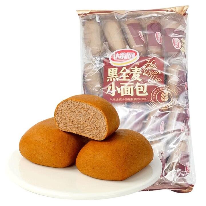 Daliyuan Whole Wheat Mini Bread Rolls, Pack of 20, 400g Gourmet Grocer Daliyuan Whole Wheat Mini Bread Rolls, Pack of 20, 400g