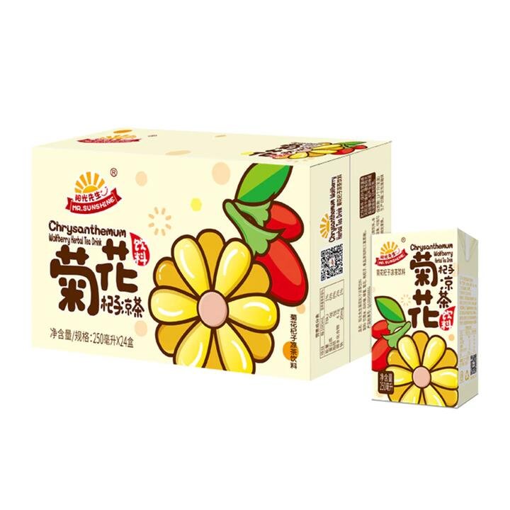 Mr. Sunshine Chrysanthemum Wolfberry Herbal Tea Drink - 250ml x 24