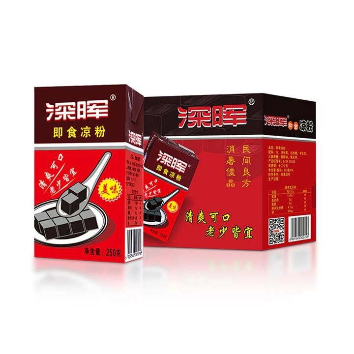 Shenhui Ready-to-Eat Grass Jelly – 250ml x 16 Gourmet Grocer Shenhui Ready-to-Eat Grass Jelly - 250ml x 16