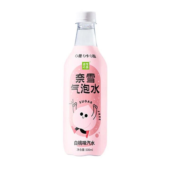 Nayuki Peach Flavor Sparkling Water - 500ml