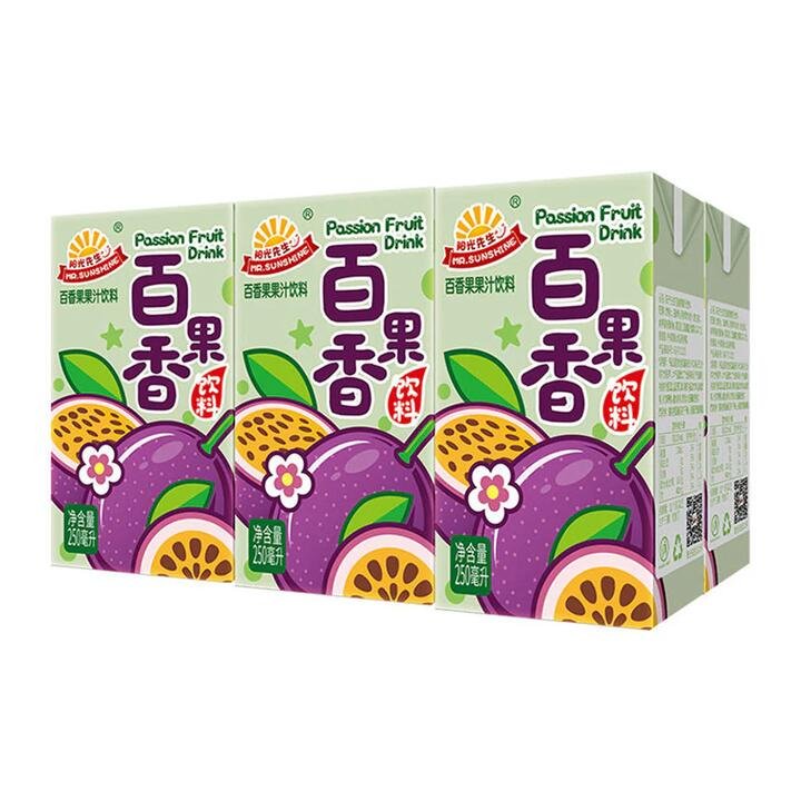 Mr. Sunshine Passion Fruit Juice – 250ml x 6 Packs Gourmet Grocer Mr. Sunshine Passion Fruit Juice - 250ml x 6 Packs