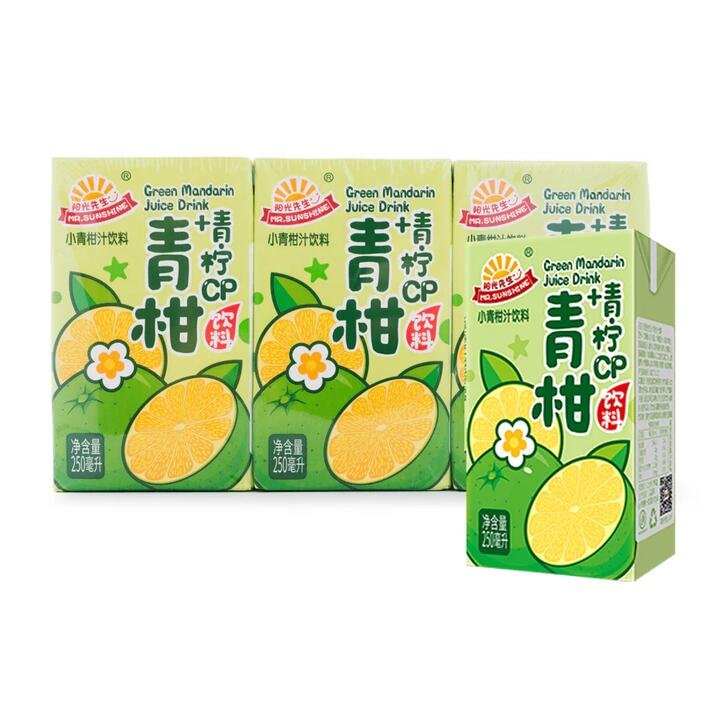 Mr. Sunshine Green Mandarin Juice Drink – 250ml x 6 Boxes Gourmet Grocer Mr. Sunshine Green Mandarin Juice Drink - 250ml x 6 Boxes