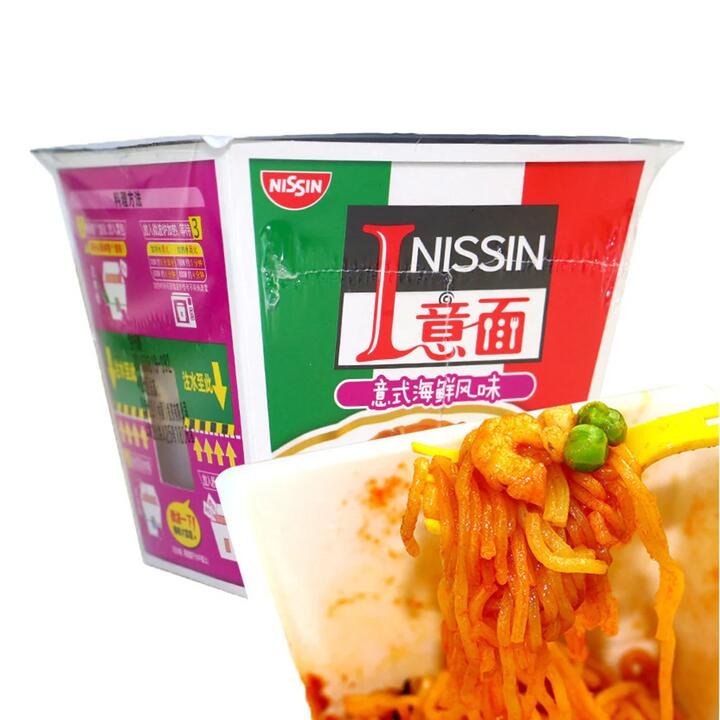 Nissin Italian Style Seafood Flavor Instant Noodles – 95g Gourmet Grocer Nissin Italian Style Seafood Flavor Instant Noodles - 95g