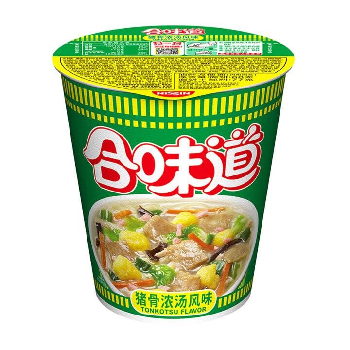 Nissin Cup Noodles Tonkotsu Flavor – 77g Gourmet Grocer Nissin Cup Noodles Tonkotsu Flavor - 77g