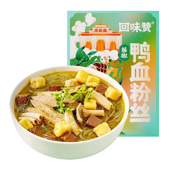 Huiwei Zan Duck Blood Vermicelli Soup, Vine Pepper Flavor, 239.5g