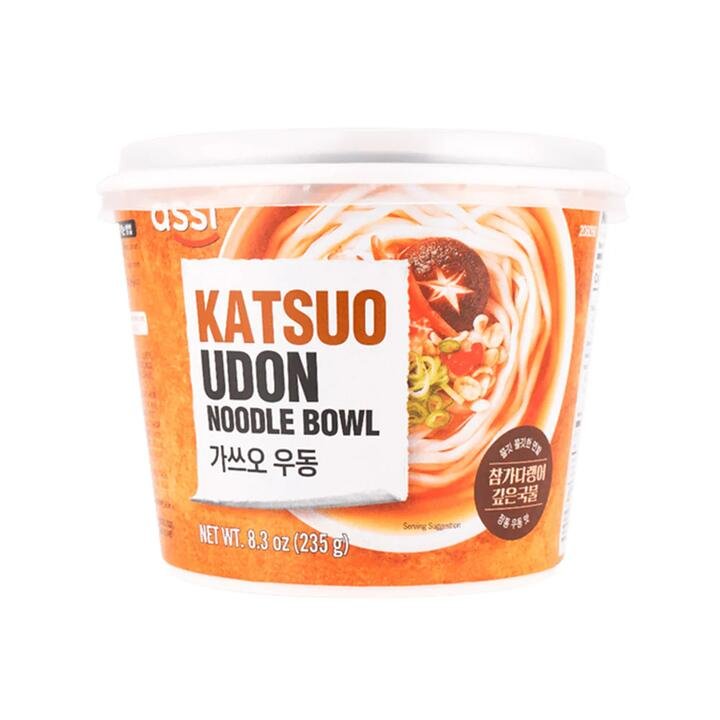 Assi Katsuo Udon Noodles Bowl in Bonito Flavour 235g Gourmet Grocer Assi Katsuo Udon Noodles Bowl in Bonito Flavour 235g