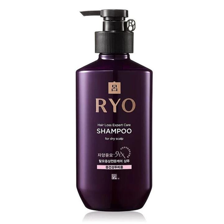 RYO Anti-Hair Loss and Strengthening Nourishing Shampoo for Neutral Hair Types, Purple, 400ml