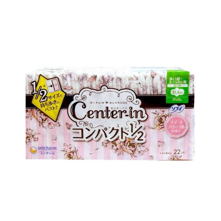 Sofy Younijia Pocket Magic Daily Use Sanitary Pads, Floral Scent, 21.5cm, 22 Pieces, 126g