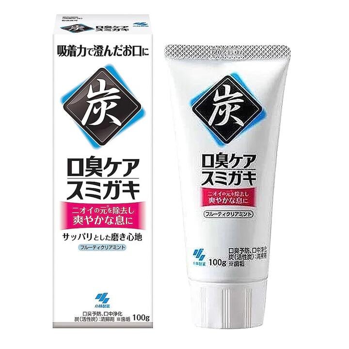 Kobayashi Pharmaceutical Charcoal Toothpaste for Bad Breath Prevention 100g