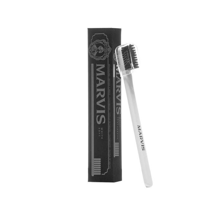 Marvis Toothbrush with White Handle - Soft Bristle Model