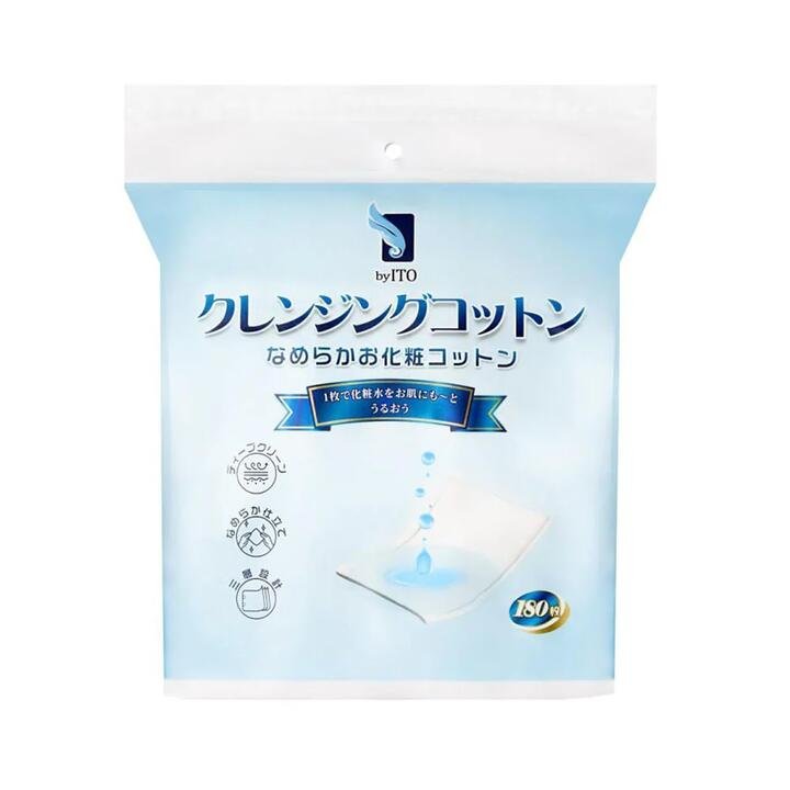 ITO Cleansing Cotton Pads – 180 Pieces Gourmet Grocer ITO Cleansing Cotton Pads - 180 Pieces