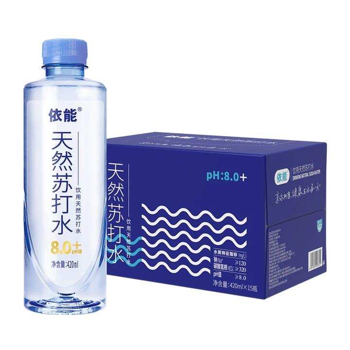Yineng Natural Sparkling Water - 420ml x 15