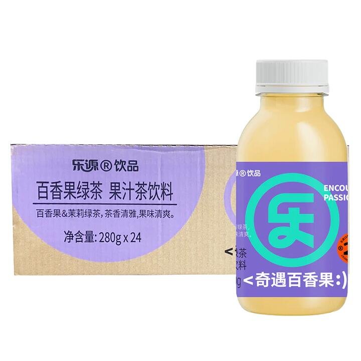 Leyuan Encounter Passion Fruit Green Tea Juice Drink – 280ml x 24 Bottles Gourmet Grocer Leyuan Encounter Passion Fruit Green Tea Juice Drink - 280ml x 24 Bottles