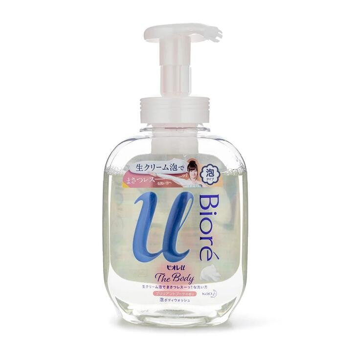 Kao Biore Dense Foam Body Wash, Red Bouquet Fragrance, 540ml